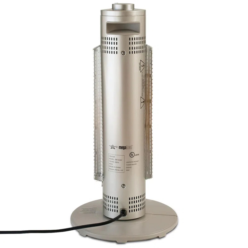 HeatMate HeatMate Sengoku 420 Watt 1433.04 BTU Electric High Efficiency Tower Space Heater
