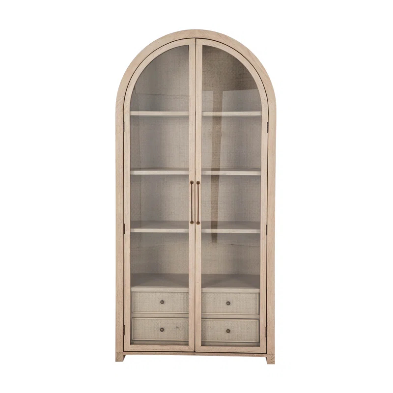 Gabby Elsa Solid Wood Accent Cabinet