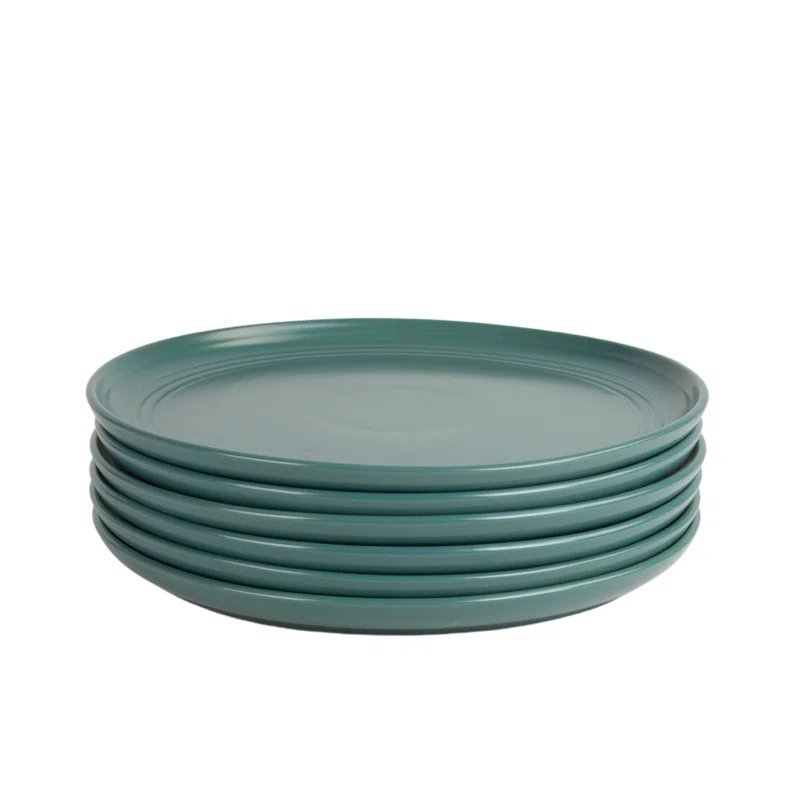 Ten Strawberry Street Double Line 10.5" Dinner Plate (Set of 6)