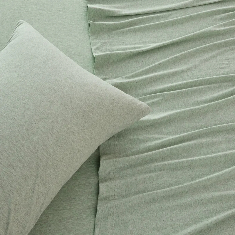 FreshFolds Cotton Blend Jersey Knit Super Soft Sheet Set