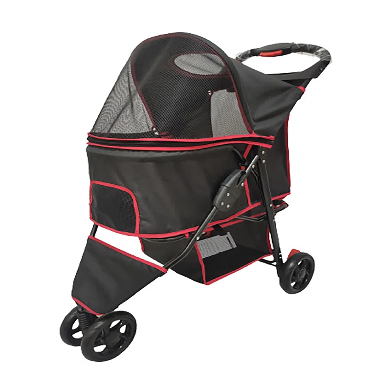 AmorosO Foldable Pet Jogger Stroller