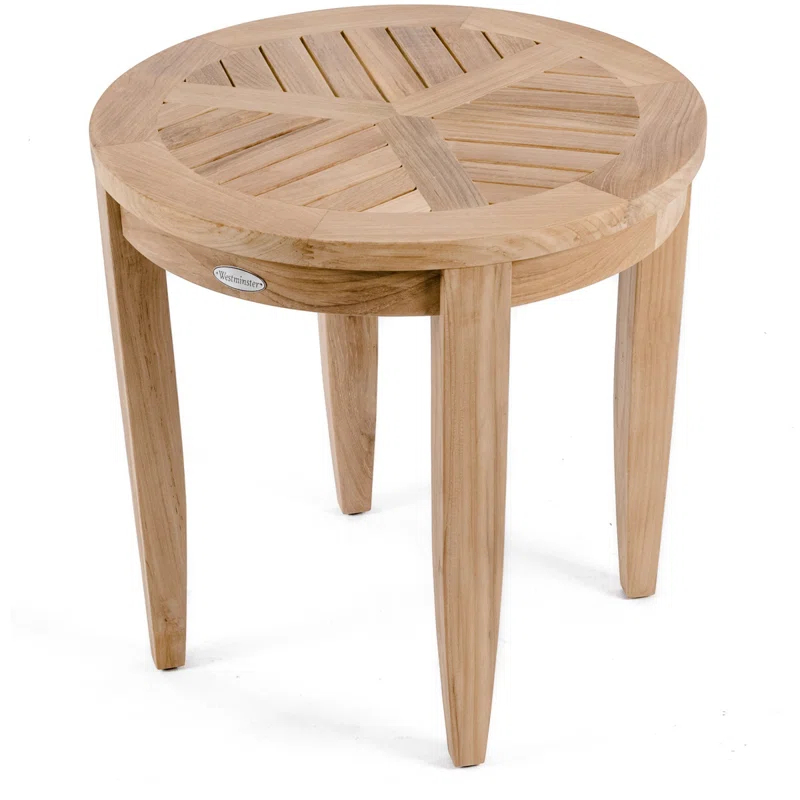 Westminster Teak Laguna 3 pc Round Coffee and Side Table Set