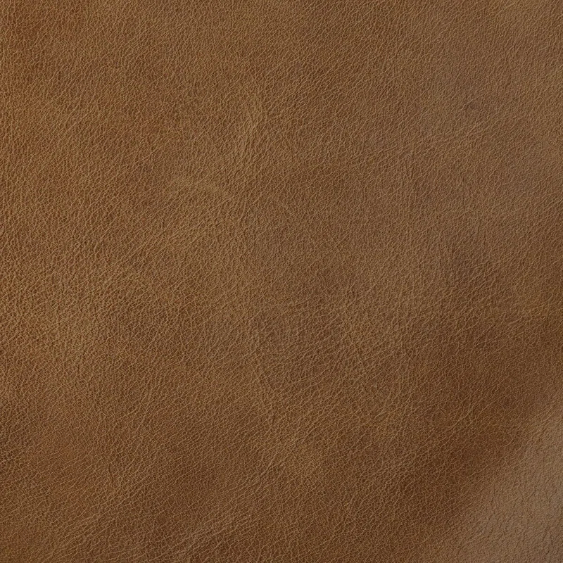 Simpli Home Livingston Top Grain Genuine Leather Mid-Century Modern Sofa With Solid Wood Frame For Living Room