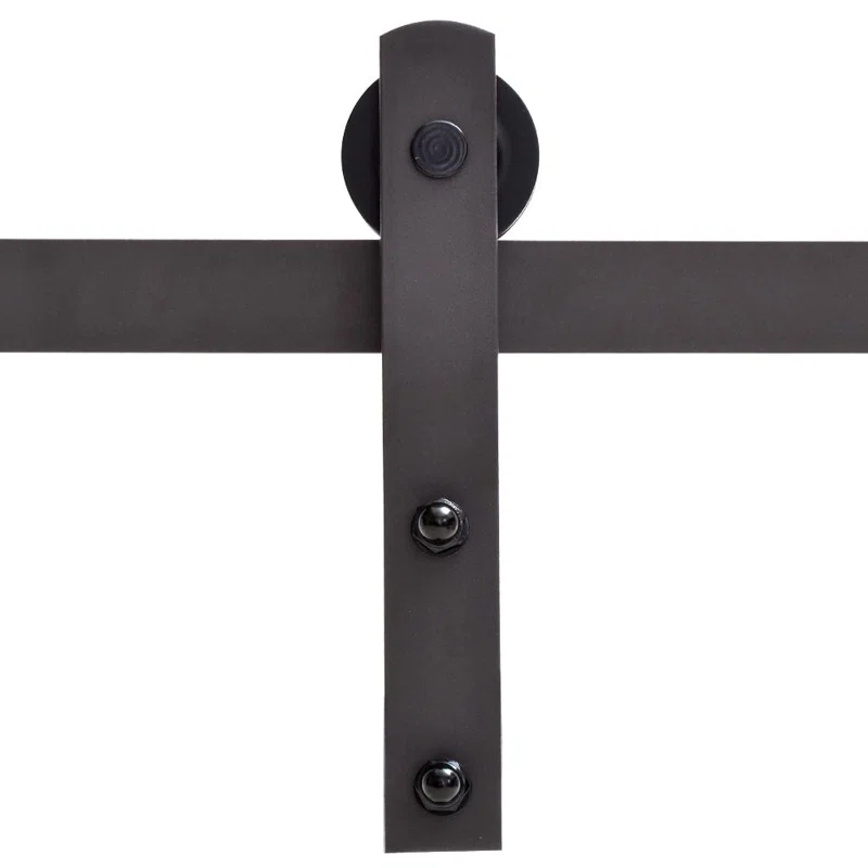 Calhome Paneled Manufactured Wood Painted Barn Door