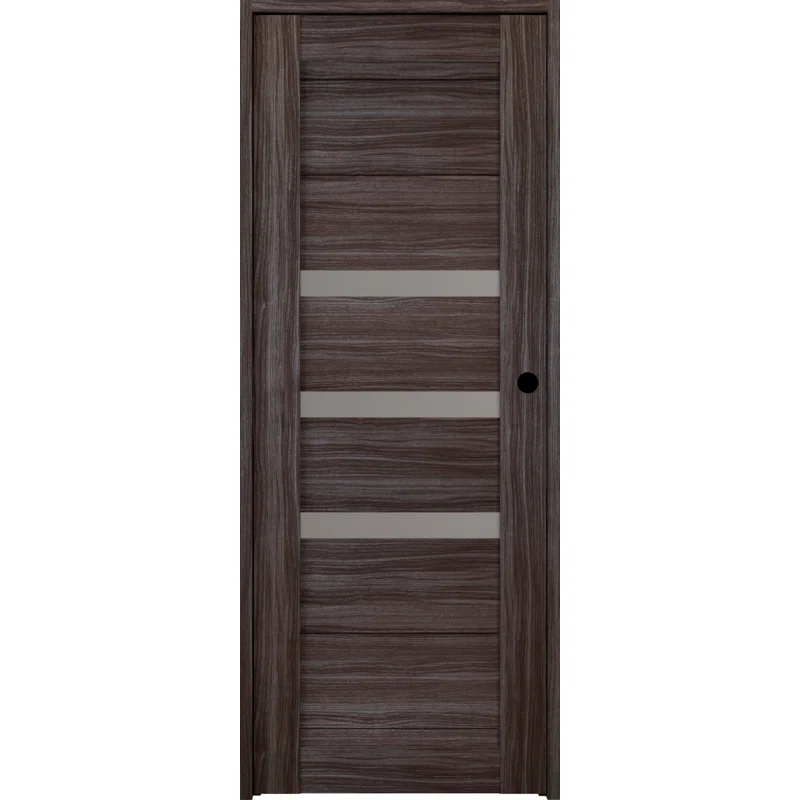 Belldinni Dora DIY-FRIENDLY Paneled Prefinished Wood and Glass Composite Single Prehung Door