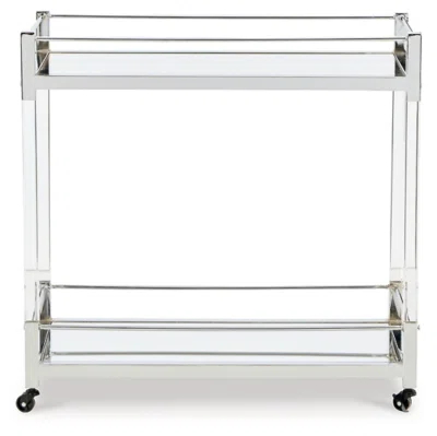 Mercer41 Acrylic, Metal Bar Cart