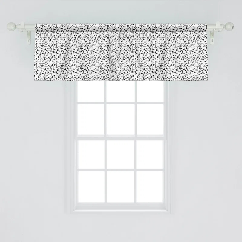 Ambesonne Ambesonne and Valance Pack of 2 Vintage Spring