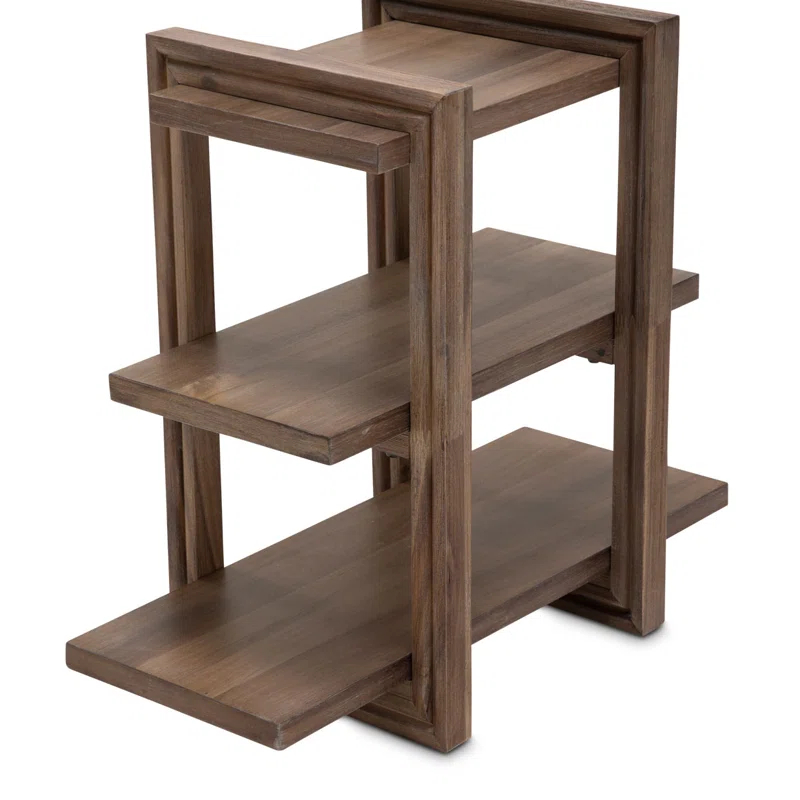 Michael Amini / Kathy Ireland Home Designs Hudson Ferry Solid Wood End Table