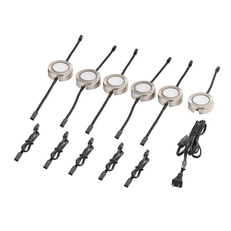 Alico Tuxedo Swivel 1 - Light LED Under Cabinet Puck Light (Set of 6) MLE426-5-16MK