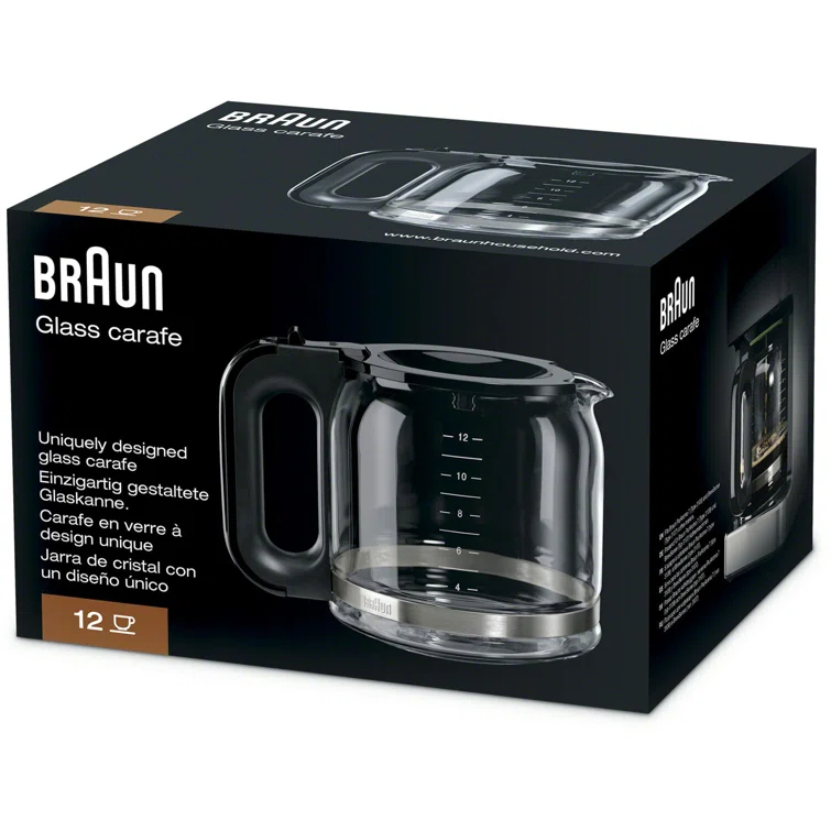 Braun Braun 12 Cup Glass Flavor Carafe for BrewSense Drip Coffee Maker