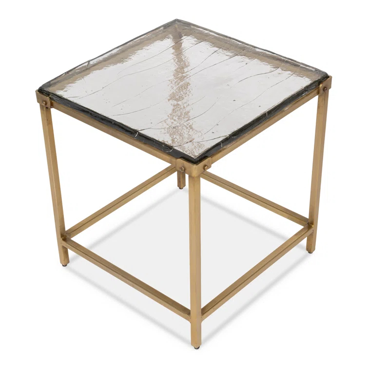 Sarreid Ltd Christian Marble Top End Table
