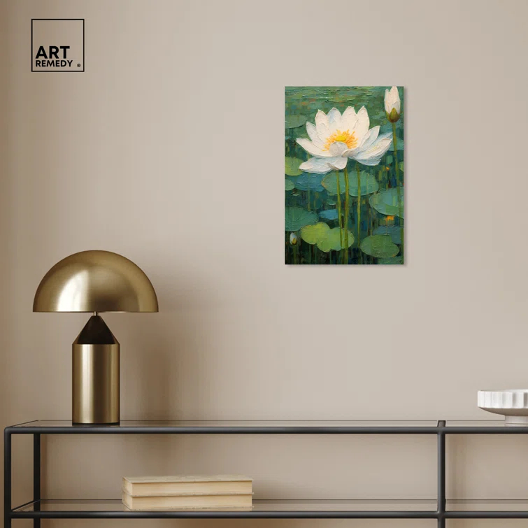 Art Remedy Art Remedy This Is My Waterlily Framed Impressionism 53041