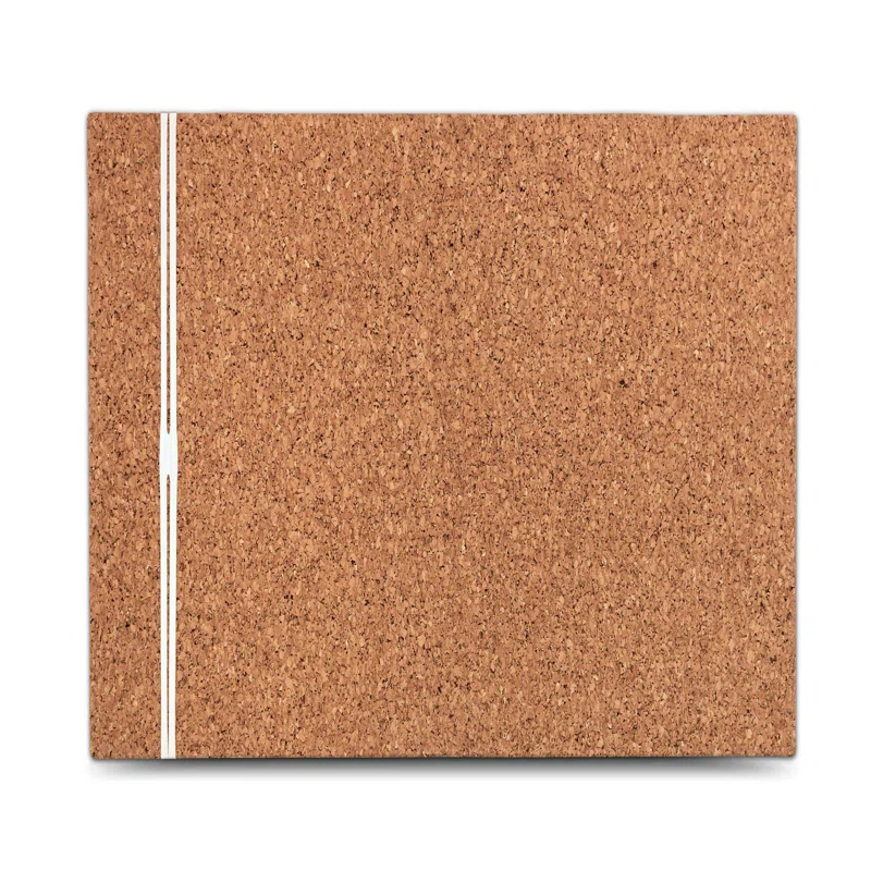Iceberg iDesign Frameless Cork Bulletin Board with Band, Home or Work Office Accessories, 24” W x 38” L x 1.56” H