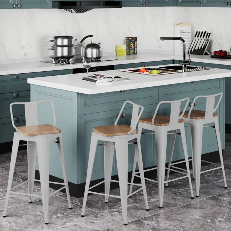 Tauber Swivel Counter Stool (Set of 4)