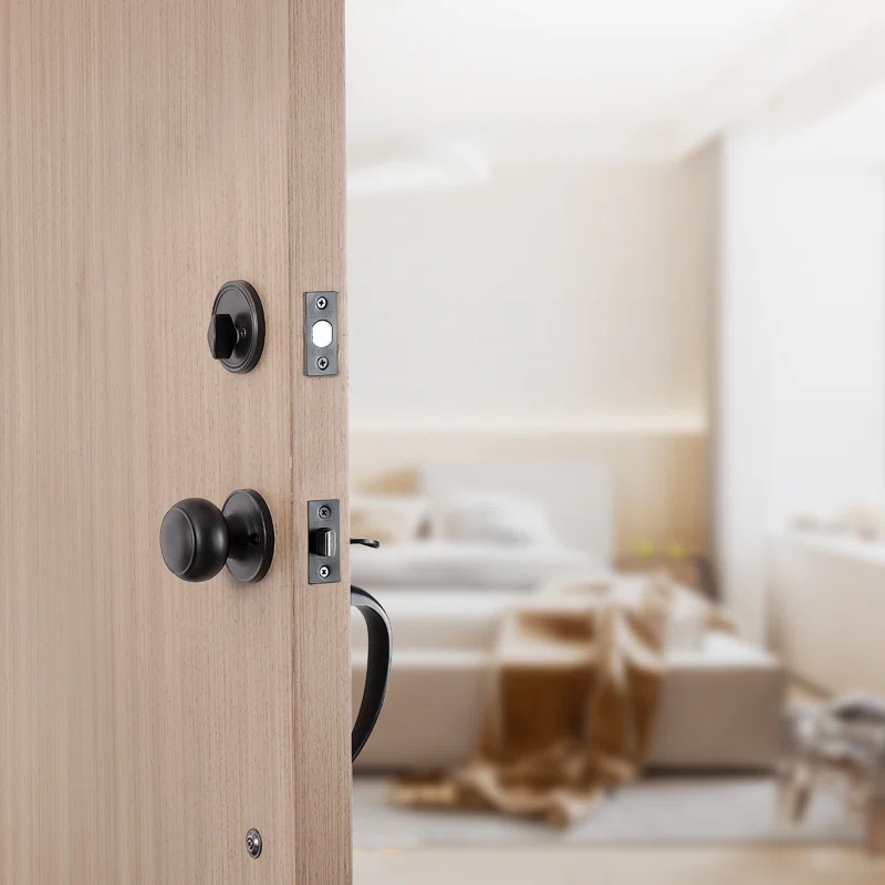 Front Door Handle and Deadbolt Set