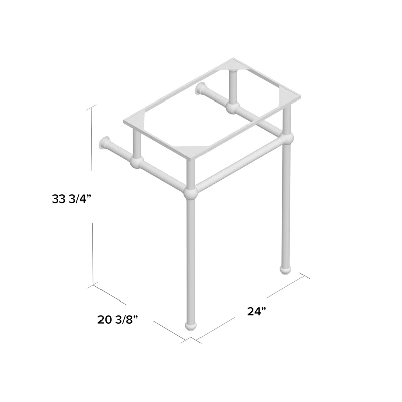 Kingston Brass Templeton Brass Console Sink Legs