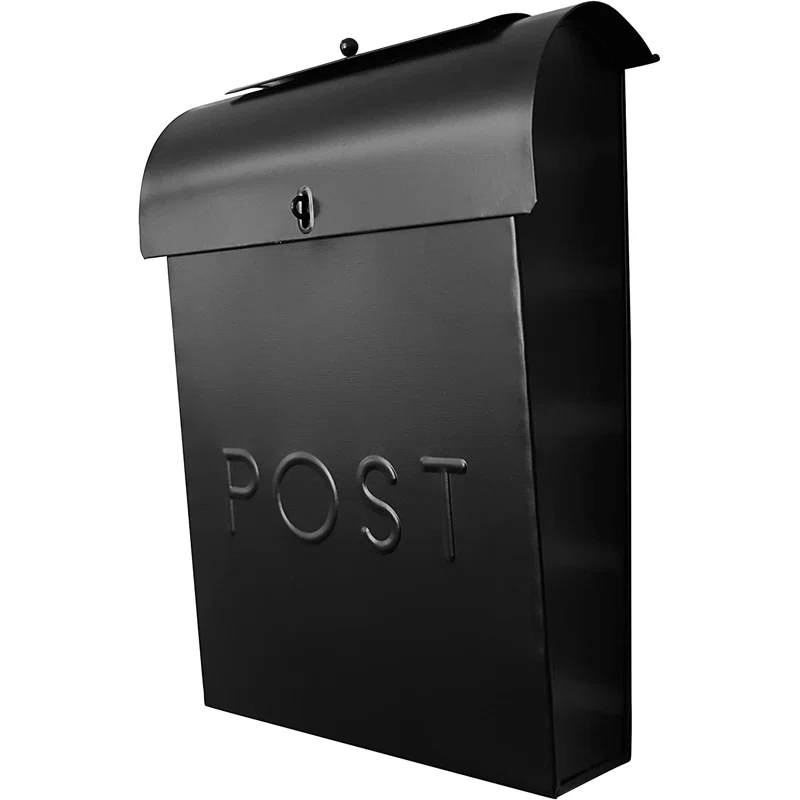 Emily Post Industrial Style Wall Mounted Mailbox