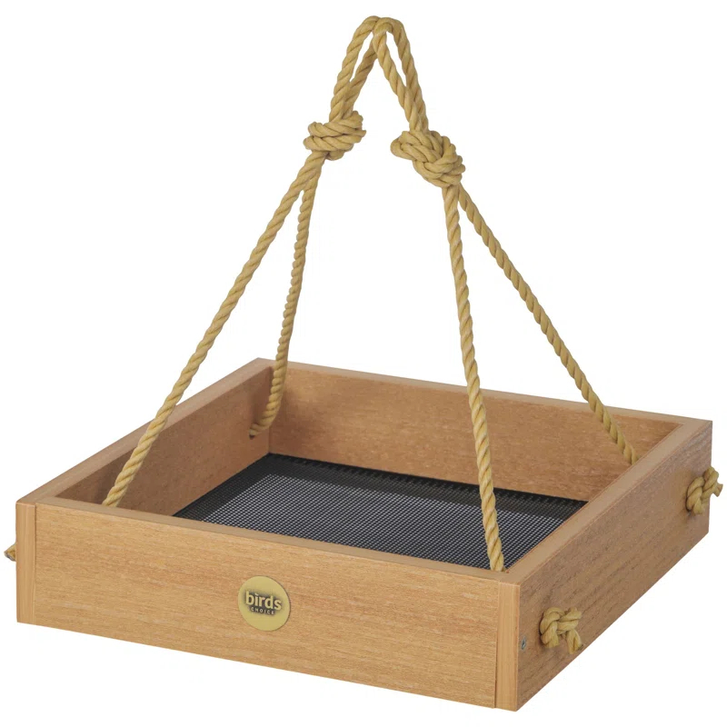 Birds Choice Birds Choice Modern Farmhouse Small Hanging Platform Bird Feeder