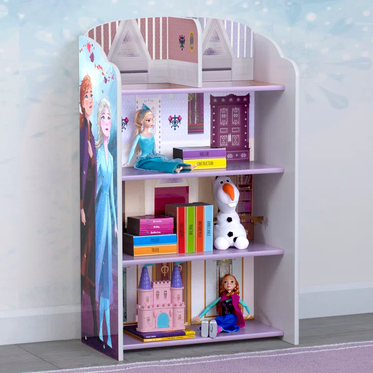 Delta Children Disney Frozen II Wooden Playhouse 39.5'' Bookcase