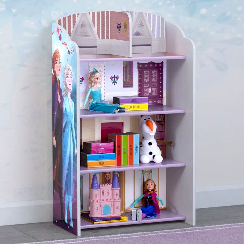 Delta Children Disney Frozen II Wooden Playhouse 39.5'' Bookcase