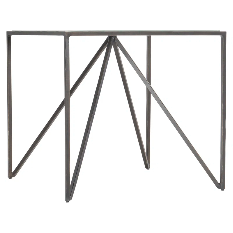 Fulton Glass Top End Table
