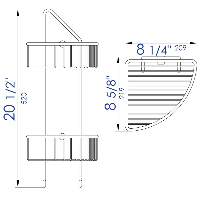 Drill / Screw Shower Caddy