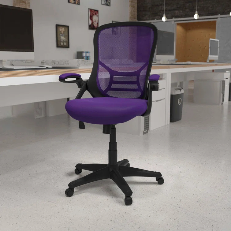 Flash Furniture Cappello High-Back Mesh Swivel Ergonomic Office Chair with Flip-Up Arms