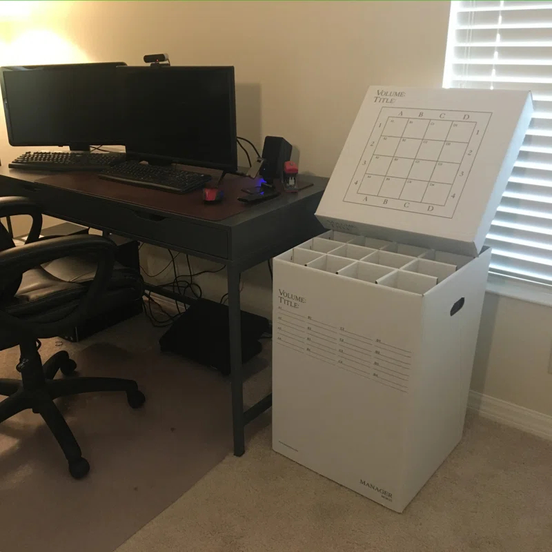Advanced Organizing Systems Cardboard Rolled Files Box