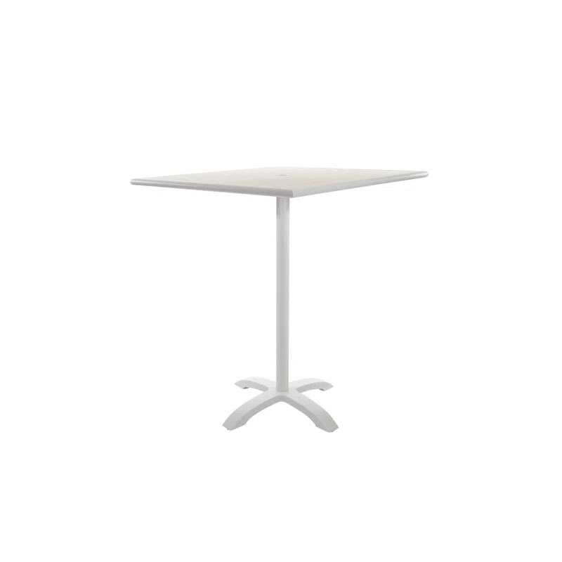 BFM Seating Beachcomber-Bali 32x32 Dining Height Table - Powder Coated