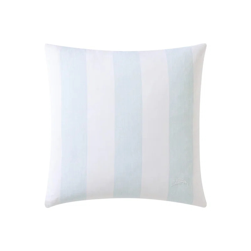Tommy Bahama Home Awning Striped Cotton Throw Pillow