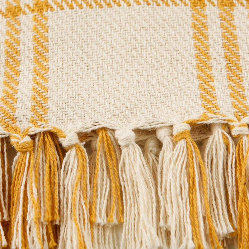 Design Imports Hand Woven Throw Blanket