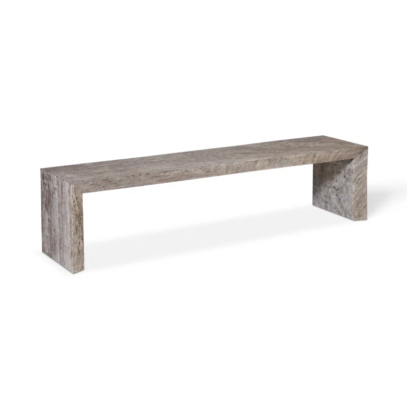 Phillips Collection Waterfall Solid Wood Bench