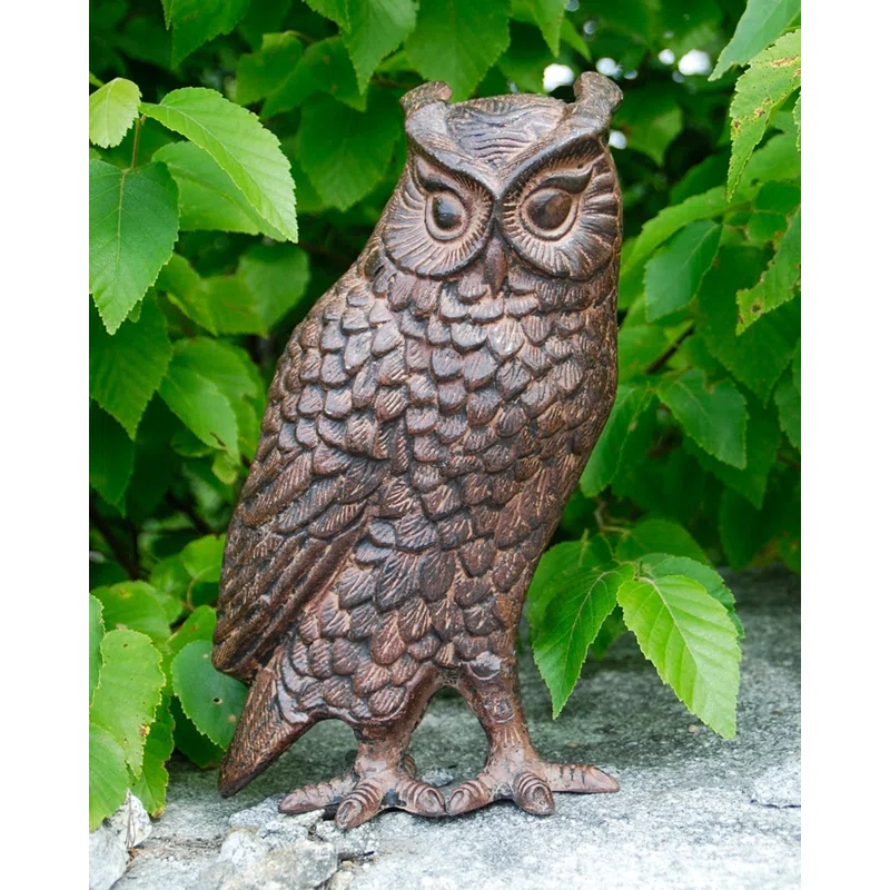 Millwood Pines Shaeffer Bird Metal Garden Statue