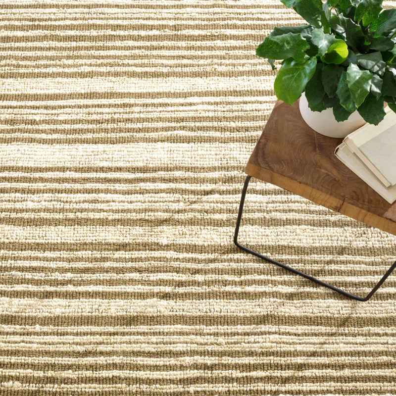 Dash and Albert Rugs Calder Stripe Kelp Handwoven Jute Rug