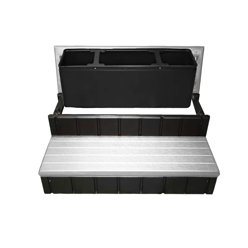 Confer Plastics Confer Plastics 36" Storage Spa Steps Espresso