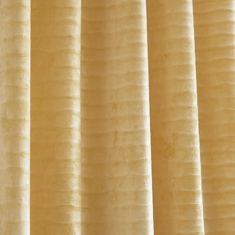 Martha Stewart Martha Stewart Wave Embossed Curtain Panel Pair (Set of 2)