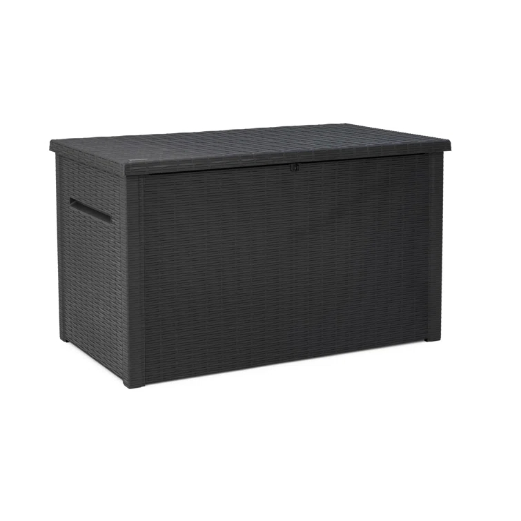 Keter Keter Java 230 Gallon XXL Durable Resin Outdoor Storage and Organization Deck Box Ideal For Garden Patio Furniture and Supplies