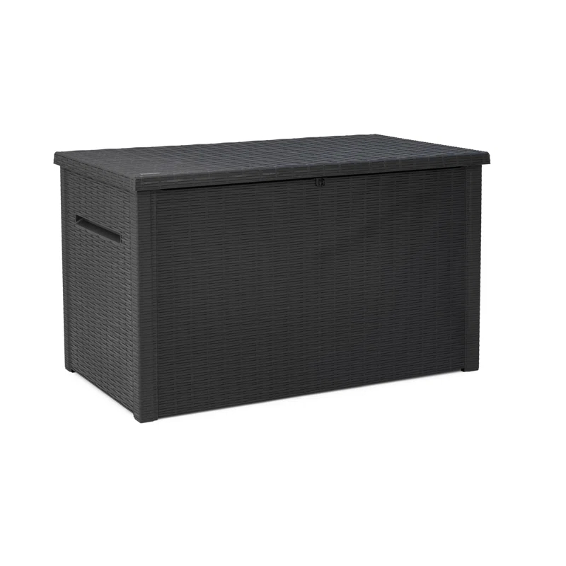 Keter Keter Java 230 Gallon XXL Durable Resin Outdoor Storage and Organization Deck Box Ideal For Garden Patio Furniture and Supplies