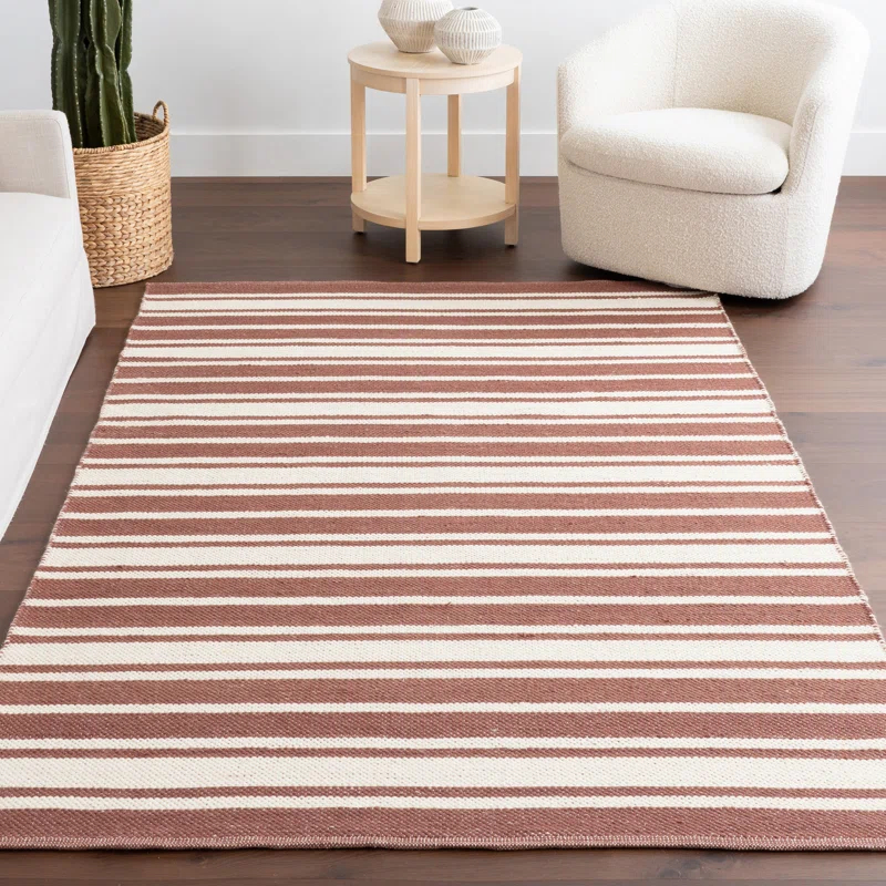 Frenshe Interiors x Rugs USA Frenshe Interiors x Rugs USA Bowery Striped Wool Area Rug