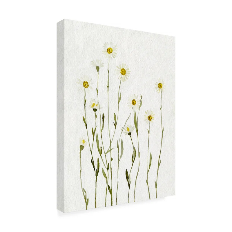 Red Barrel Studio® " White Antique Daisies I " by Emma Caroline