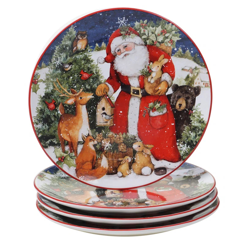Certified International Certified International Magic Of Christmas  Santa 16Pc Dinnerware Set