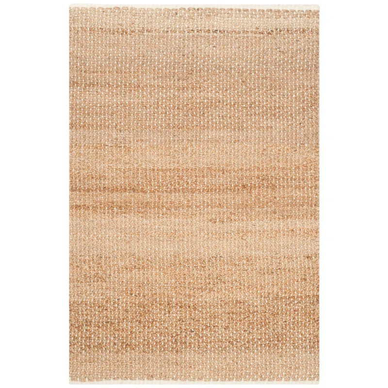 Darby Home Co Natural Fiber Hand Woven Jute Solid Color Rug