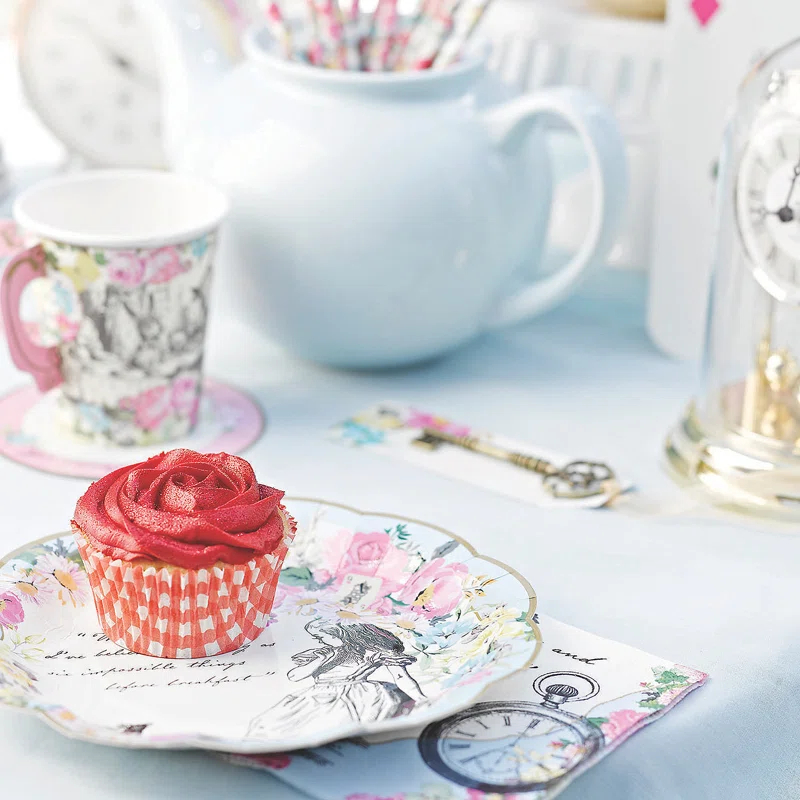 Oriental Trading Company Disposable Paper Dessert Plate