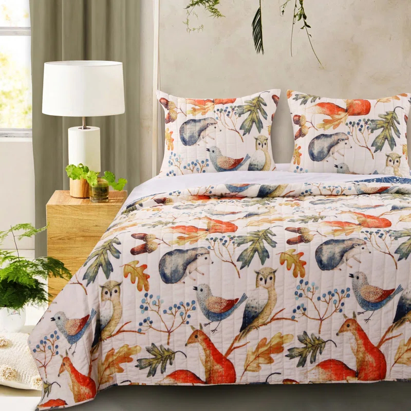 Barefoot Bungalow Willow Reversible Quilt Set