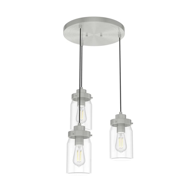 Hunter Fan Devon Park 3 - Light Unique Tiered Chandelier