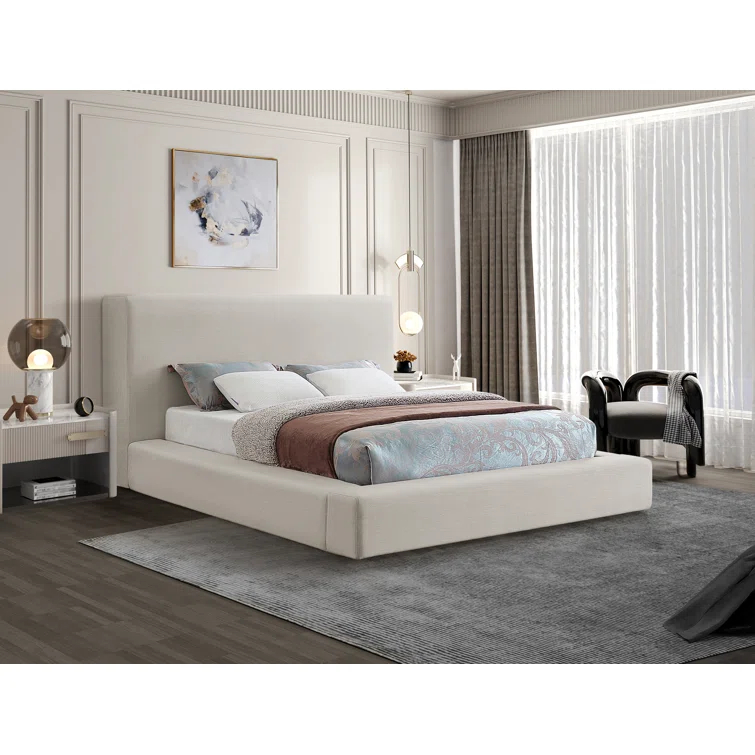Wrought Studio™ Ishia Upholstered Platform Bed