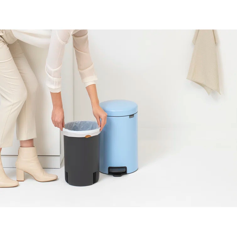 Brabantia Newicon Step On Trash Can, 3.2 Gallon (12 Liter)