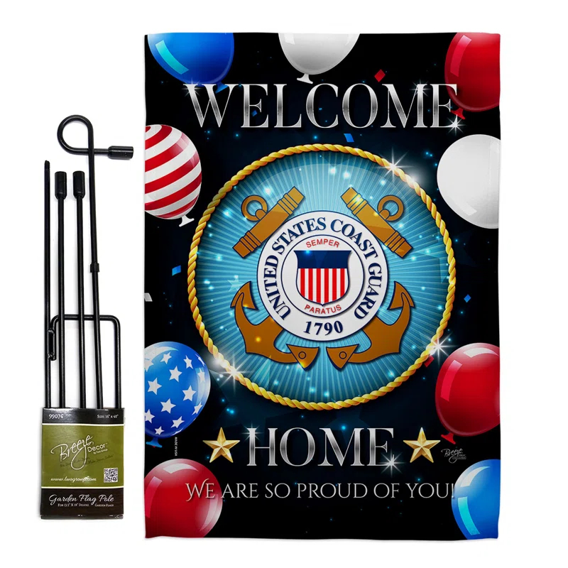 Breeze Decor Double Sided Polyester Garden Flag