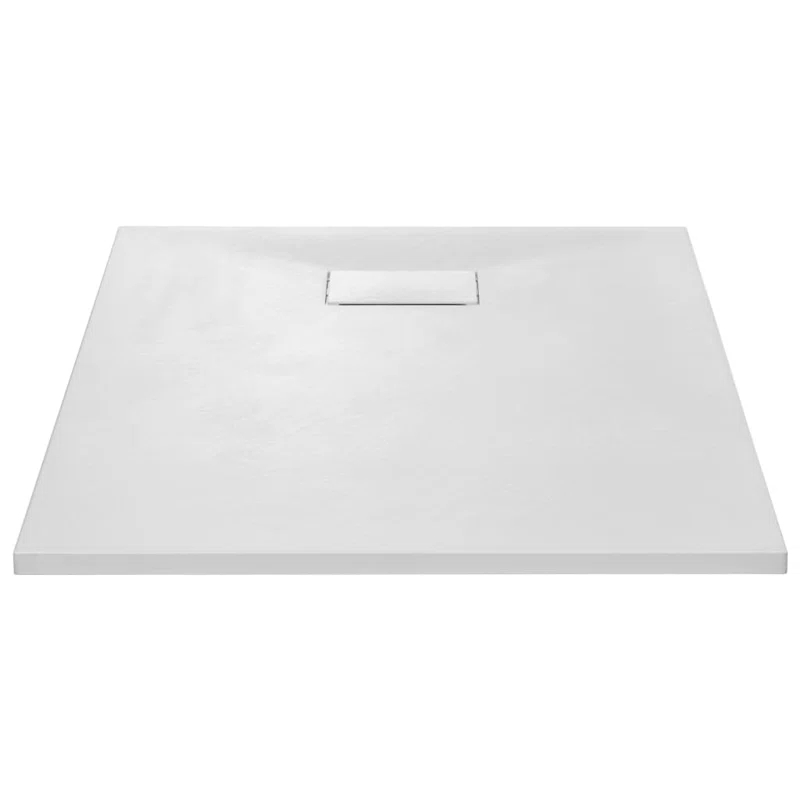 VidaXL Shower Base Pan with Center Drain Shower Tray Bath Pan SMC Rectangular