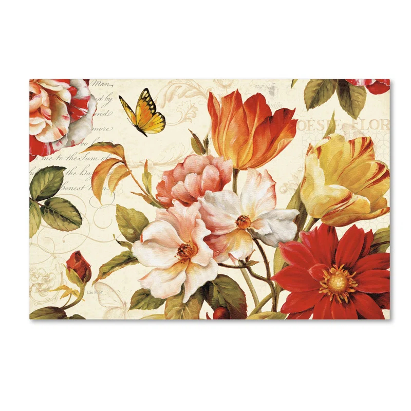 " Poesie Florale III " by Lisa Audit Painting Print